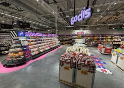 Godis på stora Coop i Barkarby