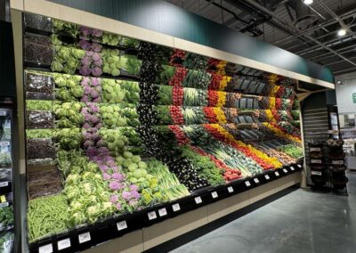 Grönsaksavdelnigen på Stora Coop i Barkarby