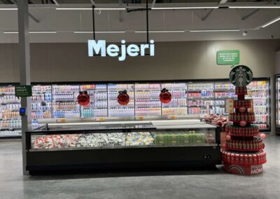 Mejeri på stora Coop i Barkarby
